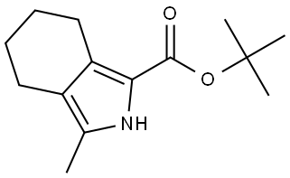 TERT-BUTYL 3-METHYL-4,5,6,7-TETRAHYDRO-2H-ISOINDOLE-1-CARBOXYLATE Struktur