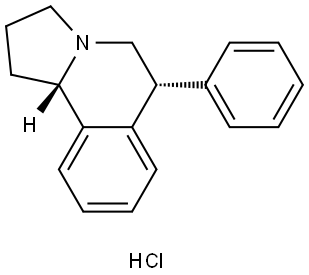 (1R,4S)-1β,2-Propano-4β-phenyl-1,2,3,4-tetrahydroisoquinoline Struktur