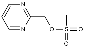 2-Pyrimidinemethanol, 2-methanesulfonate Struktur