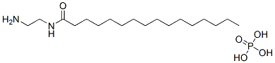 N-(2-aminoethyl)palmitamide phosphate Struktur