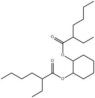 cyclohexane-1,2-diyl bis(2-ethylhexanoate) Struktur