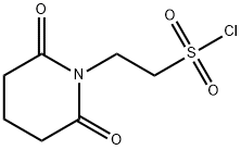 2-(2,6-Dioxo-piperidin-1-yl)-ethanesulfonyl chloride Struktur