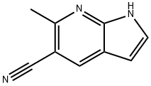 5-CYANO-6-METHYL-7-AZAINDOLE Struktur