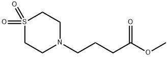 Methyl 4-(1,1-DioxothioMorpholino)butyrate Struktur