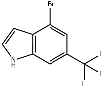 1H-Indole, 4-broMo-6-(trifluoroMethyl)-