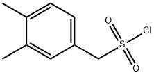 (3,4-Dimethyl-phenyl)-methanesulfonyl chloride Struktur