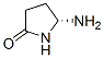 2-Pyrrolidinone,5-amino-,(R)-(9CI) Struktur