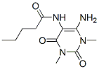 Pentanamide,  N-(6-amino-1,2,3,4-tetrahydro-1,3-dimethyl-2,4-dioxo-5-pyrimidinyl)- Struktur