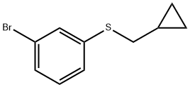 1-BROMO-3-(CYCLOPROPYLMETHYL)THIOBENZENE Struktur