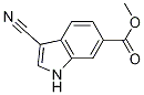 METHYL 3-CYANOINDOLE-6-CARBOXYLATE Struktur