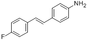 4-[2-(4-Fluorophenyl)ethenyl]aniline Struktur