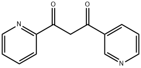 1-(2-pyridinyl)-3-(3-pyridinyl)-1,3-propanedione Struktur