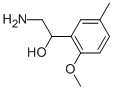 2-amino-1-(2-methoxy-5-methylphenyl)ethanol Struktur