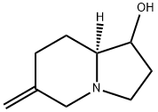 (8aS)-octahydro-6-Methylene-1-Indolizinol Struktur