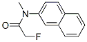 2-Fluoro-N-methyl-N-(2-naphtyl)acetamide Struktur