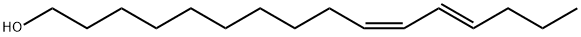 (10Z,12E)-10,12-Hexadecadien-1-ol Struktur