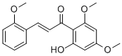 2-HYDROXY-2',4',6'-TRIMETHOXYCHALCONE Struktur