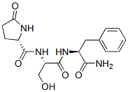 pyroglutamyl-seryl-phenylalanine amide Struktur