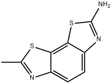 Benzo[1,2-d:4,3-d]bisthiazol-2-amine, 7-methyl- (9CI) Struktur