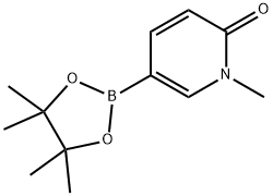 1-甲基-6-氧代-1,6-二氫吡啶-3-硼酸頻那醇酯 結(jié)構(gòu)式