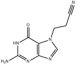 7-(2-cyanoethyl)guanine Struktur