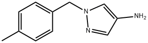 1-(4-methylbenzyl)-1H-pyrazol-4-amine hydrochloride Struktur