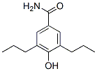 3,5-Dipropyl-4-hydroxybenzamide Struktur