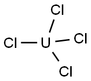 Uranium(IV) chloride Struktur