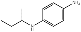 1,4-Benzenediamine, N-(1-methylpropyl)- Struktur