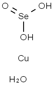 COPPERHYDROSELENITEDIHYDRATE Struktur