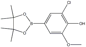 3-Chloro-4-hydroxy-5-Methoxyphenylboronic acid Struktur