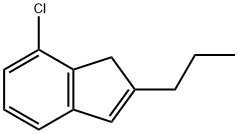 7-CHLORO-2-PROPYL-1H-INDENE Struktur