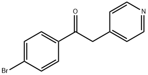 1-(4-BROMO-PHENYL)-2-PYRIDIN-4-YL-ETHANONE Struktur