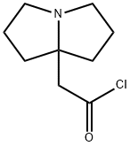 Tetrahydro-1H-pyrrolizin-7a(5H)-ylacetyl chloride Struktur