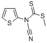 METHYL (THIOPHEN-2-YL) CYANOCARBONIMIDODITHIOATE Struktur