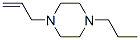 Piperazine, 1-(2-propenyl)-4-propyl- (9CI) Struktur