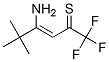 4-Amino-1,1,1-trifluoro-5,5-dimethyl-3-hexene-2-thione Struktur