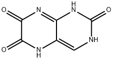 2,6,7-Pteridinetriol(6CI) Struktur