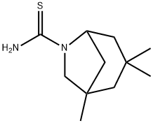 6-Azabicyclo[3.2.1]octane-6-carbothioamide,  1,3,3-trimethyl- Struktur