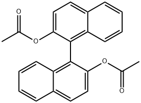 DL-1,1'-BI(2-NAPHTHYL DIACETATE) Struktur