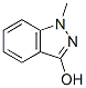 1-Methyl-1H-indazole-3-ol Struktur