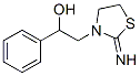 2-imino-alpha-phenylthiazolidin-3-ethanol Struktur