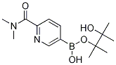 2-(DiMethylcarbaMoyl)pyridine-5-boronic acid pinacol ester, 96% Struktur