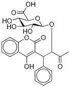 10-Hydroxy Warfarin β-D-Glucuronide Struktur