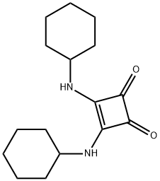 3,4-DI(CYCLOHEXYLAMINO)CYCLOBUT-3-ENE-1,2-DIONE Struktur