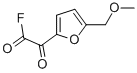 2-Furanacetyl fluoride, 5-(methoxymethyl)-alpha-oxo- (9CI) Struktur