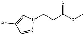 methyl 3-(4-bromo-1H-pyrazol-1-yl)propanoate(SALTDATA: FREE) Struktur