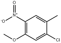 1-chloro-5-methoxy-2-methyl-4-nitrobenzene Struktur