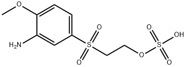 2-Anisidine-4-?-hydroxyethylsulfonesulfateester Structure