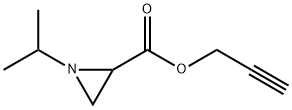 2-Aziridinecarboxylicacid,1-(1-methylethyl)-,2-propynylester(9CI) Struktur